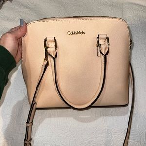 Light pink/tan Calvin Klein purse